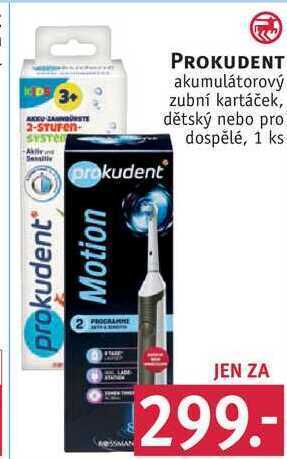 Prokudent akumulátorový zubní kartáček