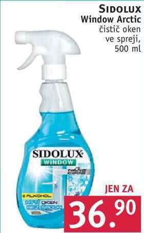 Rossmann Sidolux window arctic čistič oken ve spreji, 500 ml nabídka