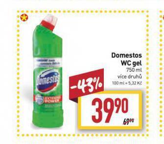 Billa Domestos wc gel nabídka