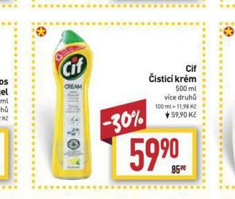 Billa Cif čistící krém nabídka