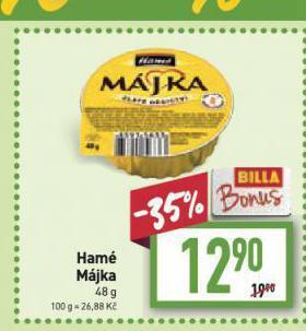 Billa Hamé májka nabídka