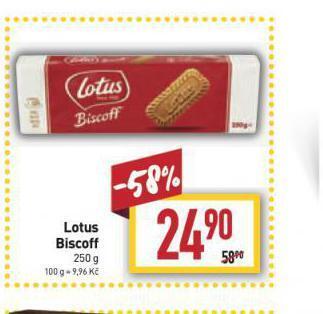 Billa Lotus biscoff nabídka
