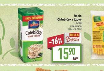 Billa Racio chlebíček rýžový nabídka