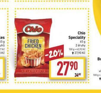 Billa Chio speciality nabídka