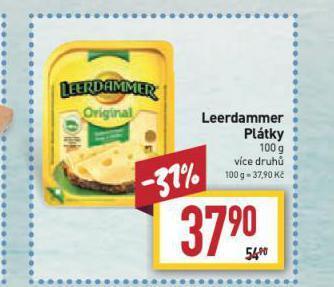 Billa Leerdammer plátky nabídka