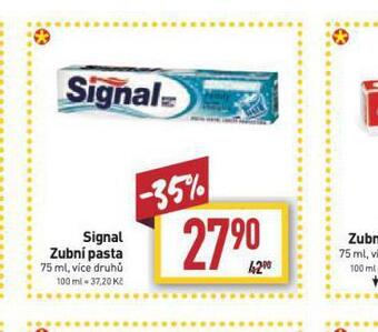 Billa Signal zubní pasta nabídka