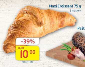 Kubík potraviny Maxi croissant s máslem 75 g nabídka