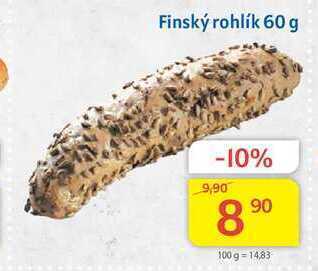 Kubík potraviny Finský rohlík 60 g nabídka