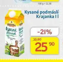 Kubík potraviny Krajanka kysané podmáslí 1l nabídka