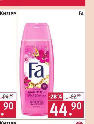 Rossmann Fa sprchový gel nabídka