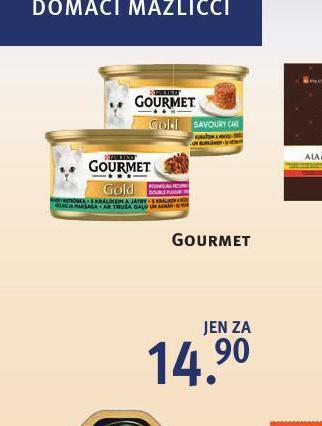 Rossmann Gourmet gold konzervy pro kočky nabídka