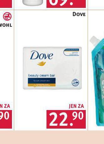 Rossmann Dove tuhé mýdlo nabídka