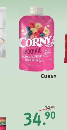 Rossmann Corny smoothie nabídka