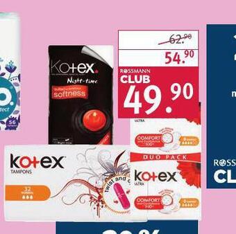 Rossmann Kotex nabídka