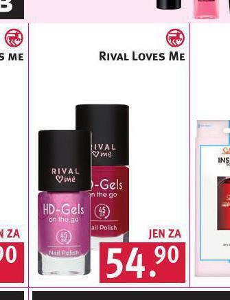 Rossmann Rival loves me lak na nehty nabídka