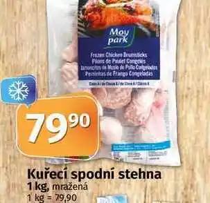Coop Kuřecí spodní stehna 1 kg, mražená nabídka