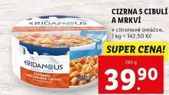 Lidl Cizrna s cibulí a mrkví, 280 g nabídka