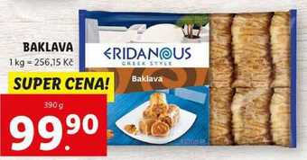 Lidl Baklava, 390 g nabídka