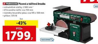 Lidl Pásová a talířová bruska nabídka