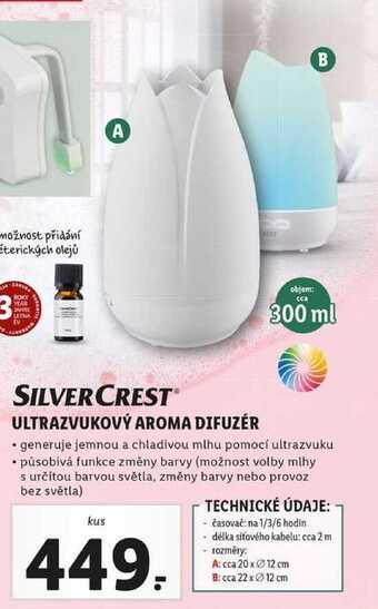 Lidl Ultrazvukový aroma difuzér nabídka