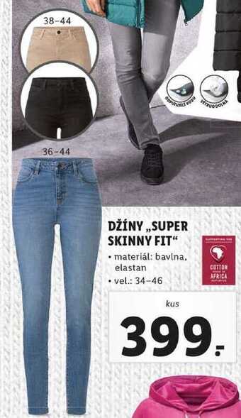 Lidl Džíny ,,super skinny fit" nabídka