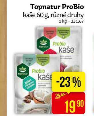 Teta Topnatur probio kaše 60 g, různé druhy nabídka