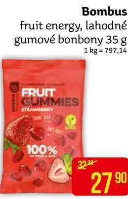 Teta Bombus fruit energy, lahodné gumové bonbony 35 g nabídka