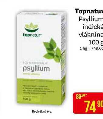 Teta Topnatur psyllium indická vláknina 100 g nabídka