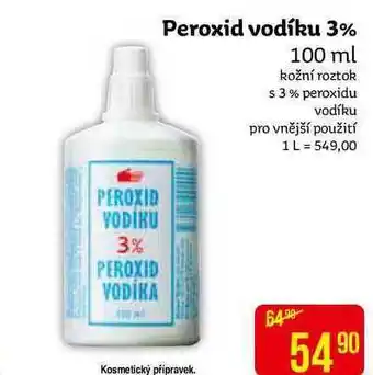 Teta Peroxid vodíku 3% 100 ml kožní roztok s 3% peroxidu vodíku pro vnější použití nabídka