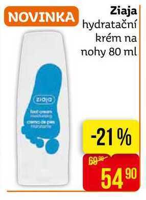 Teta Ziaja hydratační krém na nohy 80 ml nabídka