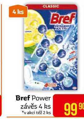 Teta Bref power závěs 4 ks nabídka
