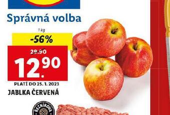 Lidl Jablka červená nabídka