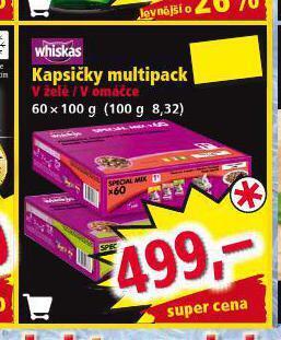 Norma Whiskas kapsičky pro kočky nabídka