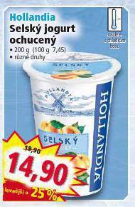 Norma Hollandia selský jogurt nabídka