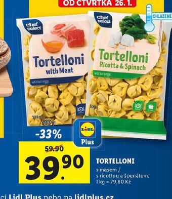 Lidl Tortelloni nabídka