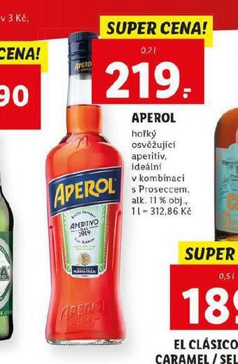 Lidl Aperol nabídka