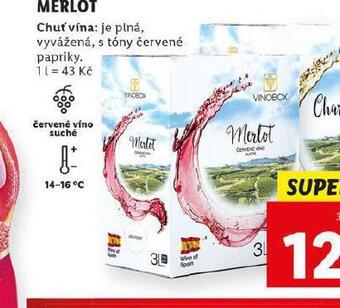 Lidl Merlot nabídka