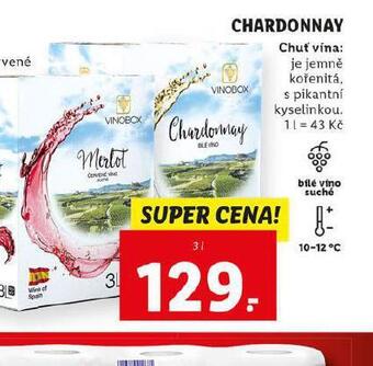 Lidl Chardonnay nabídka