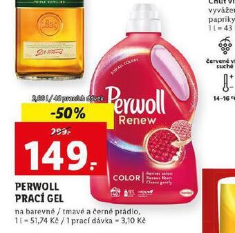 Lidl Perwoll prací gel nabídka