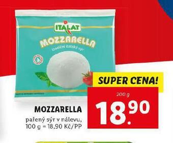 Lidl Mozzarella nabídka