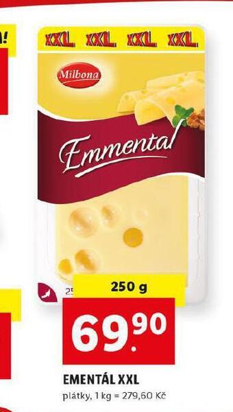 Lidl Ementál xxl nabídka