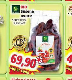 Norma Bio sušené ovoce nabídka