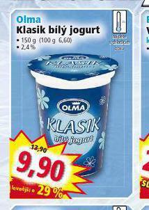 Norma Olma klasik jogurt nabídka