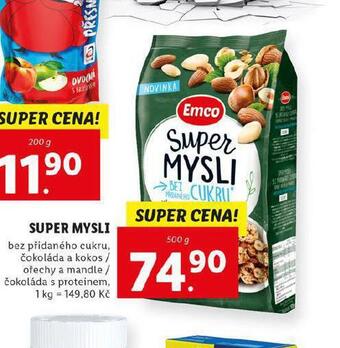 Lidl Super mysli nabídka