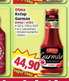 Norma Otma kečup gurmán nabídka
