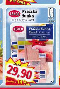 Norma Pražská šunka nabídka