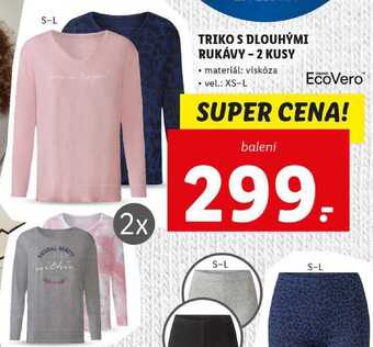 Lidl Triko s dlouhými rukávy -2 kusy nabídka