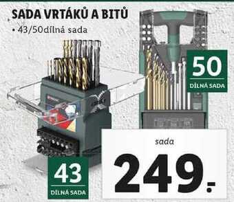 Lidl Sada vrtáků a bitů nabídka