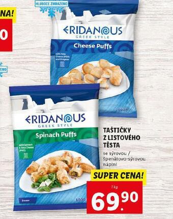 Lidl Taštičky z listového těsta nabídka