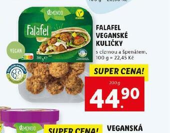 Lidl Falafel veganské kuličky nabídka